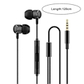 Miniatyrbilde 5 av 5: Ørepropper med støyreduserende mikrofon, høykvalitetslyd, in-ear 3.5MM øretelefoner for datamaskiner, bærbare datamaskiner og telefoner