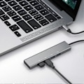 Miniatyrbillede 5 af 5: Type C Dockingstation 1 Træk 4 Multifunktionel Hub Usb3.0 Adapter Til Splitter Kabeladapter