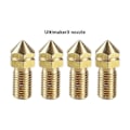 Miniatyrbillede 3 af 5: Ultimaker 3 3D Printer Messing Dyse Udskiftning 0,4 mm Til Ultimaker 3 Um3 4 stk