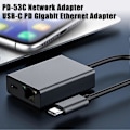 Miniatyrbillede 2 af 5: Netværksadapter 1000Mbps Type-C til RJ45 Ethernet Adapter Plug And Play USB til Ethernet Adapter til Mobiltelefon Tablet