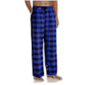 Pikkukuva 1 / 5: Miesten pyjamahousut taskuilla, miesten pehmeät flanellipyjamahousut blue M