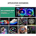 Miniatyrbillede 5 af 5: 100 stk. Sk6812 Side-a Sk6812 Ic i LED-chip Sidebelysning Smd 4020 Rgb til Strip Display Skærm Indi