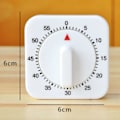 Miniatyrbillede 5 af 5: 60 Minutters Køkken Timer Firkantet Mekanisk Nedtællings Alarm Ur Påmindelse