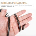 Miniatyrbillede 5 af 5: 1 rulle plastikflet imitation rattan stole DIY materiale møbeltilbehør