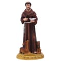 St Francis Staty Handmålad Harts Staty Figur Julklapp