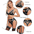 Pikkukuva 4 / 5: Naisten olkaimeton etukiinnitteinen nostoliivi, langaton liukumaton näkymätön push-up bandeau Black XL