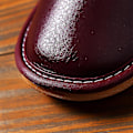 Miniatyrbillede 4 af 5: Prisvenlige læder hjemmesko til mænd Vinter vandtætte hjemmesko Unisex indendørs sko Gæste hjemmesko Herre Flip Flops Red CN 41 42