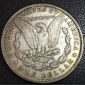 Miniatyrbilde 3 av 5: Simulering Falsk Morgan One Dollar Minnemynt Blås Ring Samling Gave