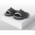 Miniatyrbild 3 av 3: Hajtofflor Halksäkra Dusch Badtofflor Mjuka Sommar Sandaler För Flickor Och Pojkar Nya 44 45 black