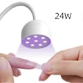 Miniatyrbilde 3 av 5: Lotus Neglelampe Hurtigtørkende Neglelakk Tørker UV-lys For Profesjonell LED Lampe For Manikyr (plugg)