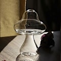Miniatyrbild 5 av 5: Svampformad Glasvas Söt Transparent Stor Bords Hydroponisk Växtvas för Hemmakontor