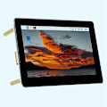 Miniatyrbillede 4 af 5: 5 Tommer Skærm 800x480 Ips Multi-touch Kapacitiv Touch Panel Lcd Skærm Til Raspber