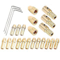 Miniatyrbild 3 av 5: 3 Set 0.5-3mm Mässingsborrchuck Liten Elektrisk Borr Bits Hylsa Passar För Verktyg 3 Storlekar -2.0mm 2.35mm