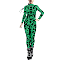 Miniatyrbillede 1 af 3: Dame Halloween Kostume 3D Print Langærmet Jumpsuit Outfit style 1 L
