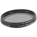 Miniatyrbillede 1 af 5: ND2-400 Neutral Density Vble ND Filter Justerbar 49mm Filter Til Kamera