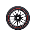 Miniatyrbild 5 av 5: 1/10 Rc Bildäck På Ing D Bildäck För Tt01 Tt02 Xv01 Ta06 Ptg-2 I Wr8 A