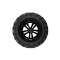 Pikkukuva 4 / 5: 4kpl 80x45mm Rengas Pyörä Xinlehong Q901 Q902 Q903 9130 9136 9137 9138 1/16 Rc Auto Varaosa