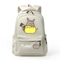 Miniatyrbild 2 av 5: Kawaii Tjock Katt Ryggsäck Mode Canvas Ryggsäck för Kvinnor style 11