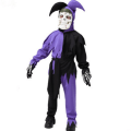 Miniatyrbild 3 av 4: Skalle Kostymer Lila Svart Halloween Kostymer För Pojkar Djävul Cosplay Kläder Clown Kläder För Barn Karneval Kostymer L