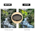 Miniatyrbillede 3 af 5: ND2-400 Neutral Density Vble ND Filter Justerbar 49mm Filter Til Kamera