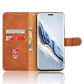 Pikkukuva 2 / 5: Honor Magic6 Pro 5G Skin-touch nahkakotelo lompakolla ja läppäkannella - Ruusu Brown Style E Honor Magic6 Pro 5G