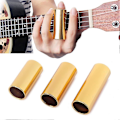 Miniatyrbild 2 av 4: 51mm R37 Metall Finger Slide Bar Elektrisk Gitarr Slides för Country Jazz Blues Akustisk Gitarrsträngar Instrumentdelar Tillbehör (Gyllene)