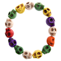 Miniatyrbillede 1 af 3: Howlite Turkis Perler Buddhistisk Bederarmbånd