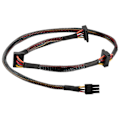 Pikkukuva 5 / 5: Modulaarinen PSU 6-pin - 3-porttinen SATA-kaapeli 18AWG-johto 80cm NP Eco -sarjalle