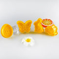 Miniatyrbild 4 av 5: 4 st Påsk Cookie Form Iögonfallande Bekväm Montering Plast Djur Dessertform för Hushåll