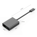 Miniatyrbillede 5 af 5: Netværksadapter 1000Mbps Type-C til RJ45 Ethernet Adapter Plug And Play USB til Ethernet Adapter til Mobiltelefon Tablet