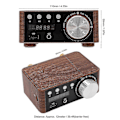 Miniatyrbillede 4 af 5: Mini Bluetooth 5.0 Effektforstærker Stereo HiFi Digital Forstærker 2 Kanaler 50W og 50W med USB Input