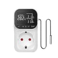 Digital temperaturkontroll, Reptil Termostat Timer Switch Plug med sensor för hem, växthus akvakultur EU-kontakt