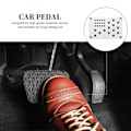Miniatyrbillede 2 af 3: 1 Sæt Holdbar Bil Fod Hæl Pedal Bil Gulv Fod Pedal Bil Gulv Hæl Pedal