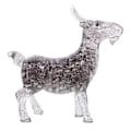 Miniatyrbilde 1 av 4: 1 stk. Mote og kreativt 3D krystallpuslespill med selvmontert dyr geit (Grå)
