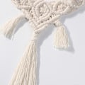 Miniatyrbillede 2 af 5: 2 Pak Vævede Gardinbindere Håndlavet Macrame Dekorativ Gardin Holdbacks Boho Boligindretning Bondehus
