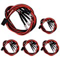 Pikkukuva 1 / 5: 5kpl 4 LED-valoa 5mm 2 Valkoista 2 Punaista Valoa 1/8 1/10 Axial Scx10 Traxxas Trx4 D90 Hpi Redcat Rc Ca -autoihin