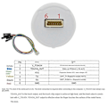 Miniatyrbilde 5 av 5: Sfm-v1.7 Integrert Halvleder Fingeravtrykksensor Modul