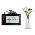 Miniatyrbillede 1 af 5: Ebike Til Jn 15a Firkantbølge Sm Med Lys Controller Gn01 Display Til 36v/48v 250w/350w Elektrisk M