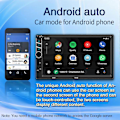 Pikkukuva 4 / 5: 2 Din 7 tuuman autoradio autostereo Bluetooth Mp5-soitin Carplay Android Auto Usb Fm -kosketusnäytöllä
