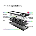 Miniatyrbild 5 av 5: RGB Hot Swap Programmerbar Kopplingsdosa DIY Mekaniskt Tangentbordskit Stöd Cherry MX Kailh Mekanisk