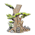 Miniatyrbillede 1 af 5: Akvarium Resin Træstamme Boble Dekorationer Akvarium Forfaldende Trærod Ornament Log Drivtømmer Be
