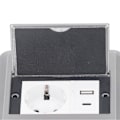 Pikkukuva 2 / 5: Upotettu lattiarasia 16A pistorasia USB Type C -portti lattiavirtapistorasia ostoskeskukseen toimistokauppaan AC250V
