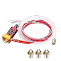 Miniatyrbillede 5 af 5: 3D Printer Dyse Kit Mk8 Hotend Kit Kompatibel Med Alfawise U20 U30 Creality Ender 3 Samlet Mk8 Ekstruder Hot End Kit Med 0.4mm Dyse 24v 40w s2