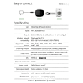 Pikkukuva 2 / 5: Langaton Wifi 2.4g/5g & Bluetooth 5.0 Audio Receiver Musiikkisoitin Multi Room Push System Tukee A:ta