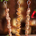 Miniatyrbild 2 av 4: 1 set Hållbart Användbart Grill Rostfritt Stål Barbecue Rack för Utomhusbruk