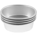 4 st Kakformar Nonstick ovala Kakformar Aluminiumlegering Kakbakformar