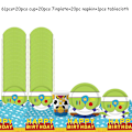 Miniatyrbild 1 av 3: Blå Himmels Vita Moln Tema Festtillbehör Tecknad Toy Story Engångsservis Mugg För Barn Pojkar Födelsedagsfest Dekorationer 60pcs set
