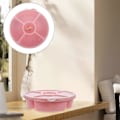 Miniatyrbilde 4 av 4: Kreativ Plast Multi Seksjons Snacks Serveringsbrett Sett med Lokk for Hjemmet (Tilfeldig Farge)