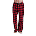 Miniatyrbillede 2 af 5: Herre Pyjamasbukser med Lommer, Herre Bløde Flanel Pyjamas Natbukser white XL