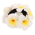 Hårscrunchie Dam Hårband Blomma Hårband Hästsvans Hårband Hawaiiansk Blomma Hårband